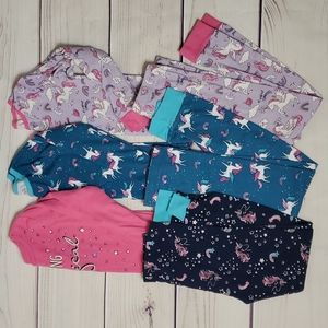 Girls PJ Bunddle of 3 - Unicorns